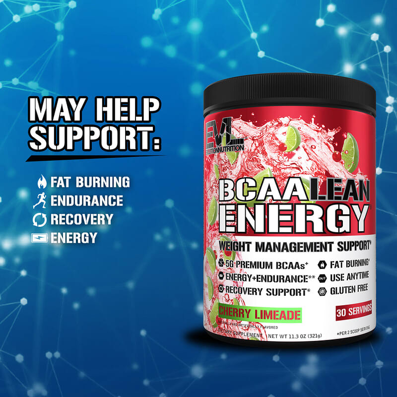 l carnitina y bcaa juntos BCAA Lean Energy®, Limada de cereza, 321 g (11,3 oz)