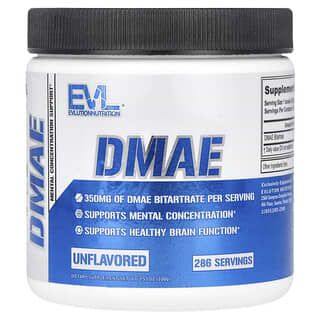 EVLution Nutrition, DMAE，原味，3.53 盎司（100 克）