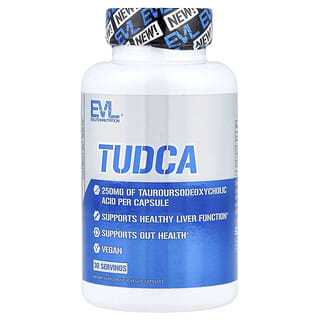 EVLution Nutrition, TUDCA, 250 mg, 30 Veggie Capsules