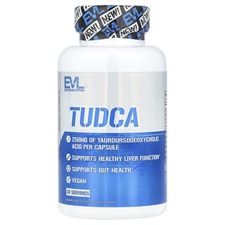 EVLution Nutrition, Tudca, 250 mg, 30 rostlinných kapslí