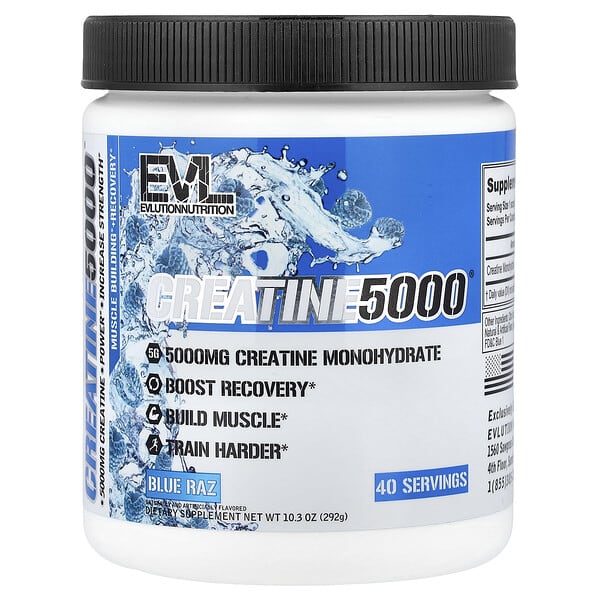 Creatine 5000®, Blue Raz, 10.3 oz (292 g)