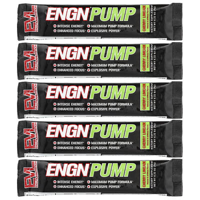 EVLution Nutrition, ENGN® Pump, Cherry Limeade, 5 Packets, 0.32 oz (9 g) Each