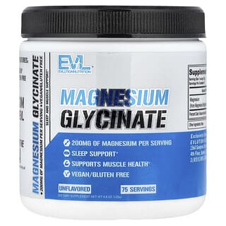 EVLution Nutrition, глицинат магния, без добавок, 135 г (4,8 унции)
