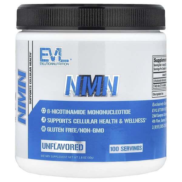 EVLution Nutrition, NMN, Unflavored, 1.8 oz (50 g) — product photo 1