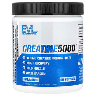 EVLution Nutrition, Creatine5000®, Sin sabor, 300 g (10,58 oz)