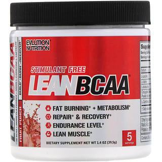 EVLution Nutrition, Stimulant Free LeanBCAA, Fruit Punch, 1.4 oz (39.5 g)