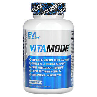 EVLution Nutrition, VitaMode, Multivitamínico de Alto Desempenho, 120 Comprimidos