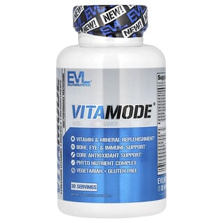 EVLution Nutrition, VitaMode, Suplemento multivitamínico de alto rendimiento, 60 comprimidos