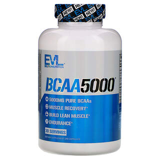 EVLution Nutrition, BCAA5000، 240 كبسولة