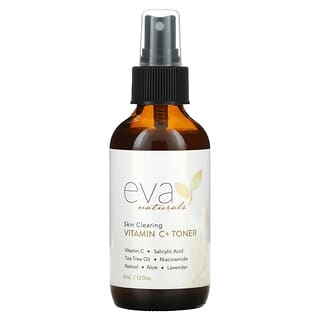Eva Naturals, Skin Clearing Vitamin C + Toner, 4 oz (120 ml)