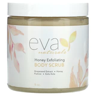 Eva Naturals, Отшелушивающий скраб для тела с медом, 8 унций