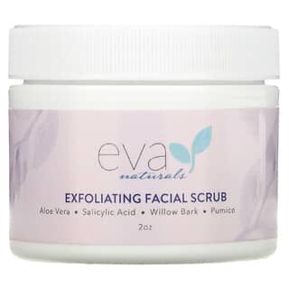 Eva Naturals, Exfoliating Facial Scrub, 2 oz