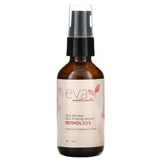 Eva Naturals, Anti-Wrinkle Skin Firming Serum, Retinol 2.5%, 2 oz (60 ml)