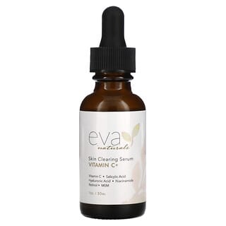 Eva Naturals, Skin Clearing Serum, Vitamin C+, 1 oz (30 ml)