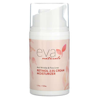 Eva Naturals, Humectante en crema con retinol al 2,5%, 50 ml (1,7 oz)