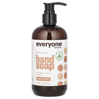 Everyone, Hand Soap, Apricot + Vanilla, Handseife, Aprikose + Vanille, 377 ml (12,75 fl. oz.)