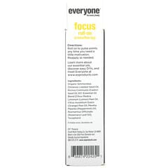 Everyone, Roll-On Aromatherapy, Focus, 0.33 fl oz (10 ml) (Discontinued Item) 