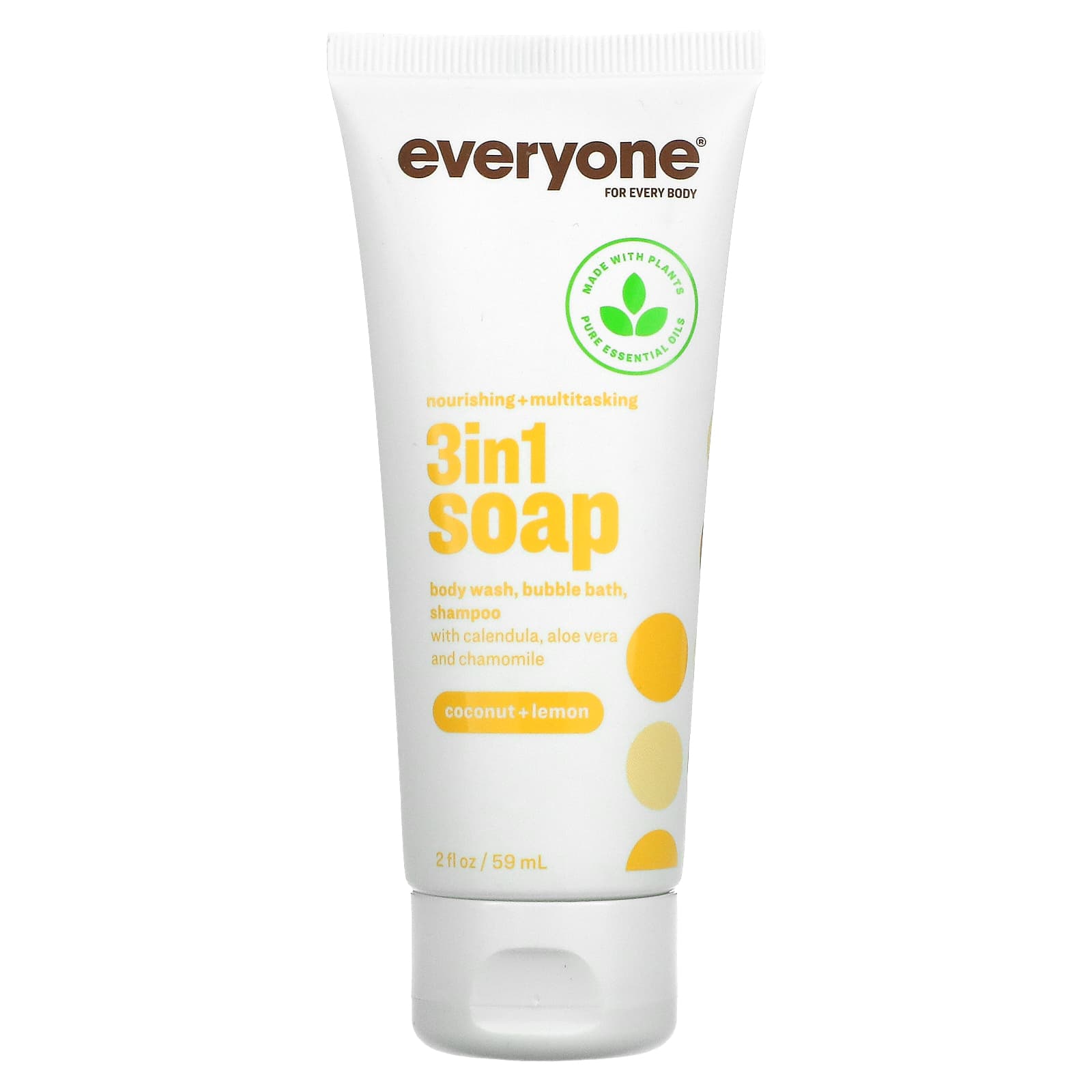 Everyone, Nourishing + Multitasking, 3 in 1 Soap, Body Wash 