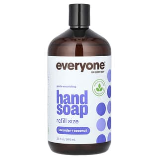 Everyone, Hand Soap, Refill Size, Lavender + Coconut, 32 fl oz (946 ml)