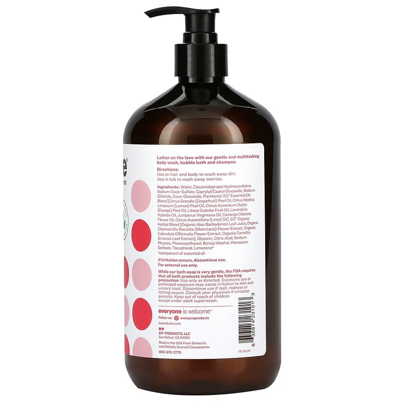 3 In 1 Soap Ruby Grapefruit 32 fl oz 946 ml