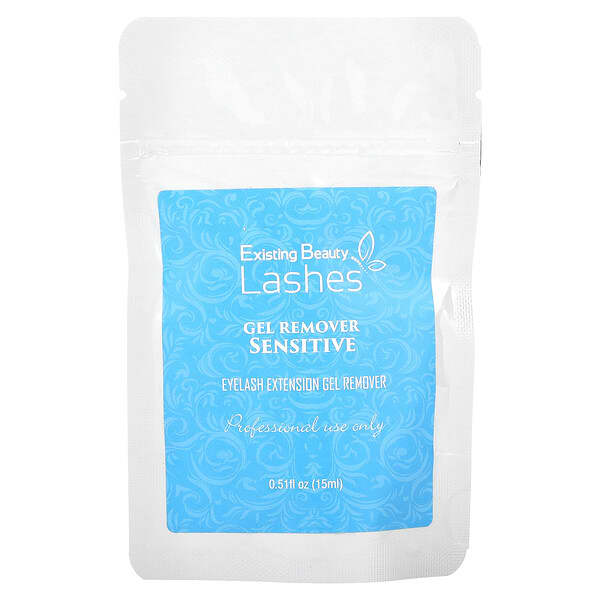 Existing Beauty Lashes, Eyelash Extension Gel Remover, Sensitive, 0.51 fl oz (15 ml)