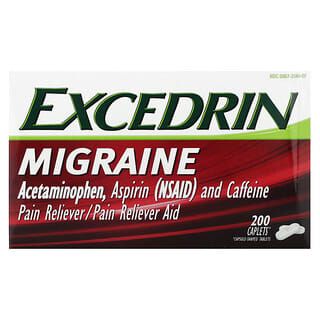 Excedrin, 偏头部疼痛、200 囊片