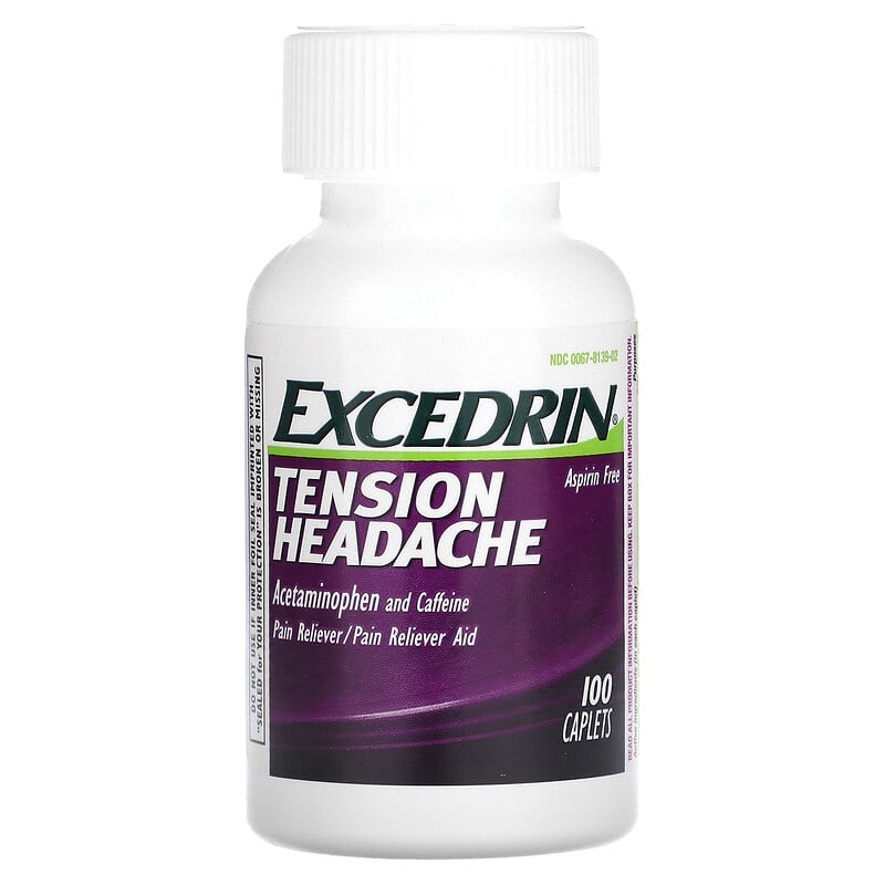 Excedrin Tension Headache, Caplets - 100 caplets