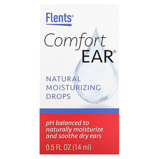 Ezy Dose, 舒適耳朵，天然保濕滴劑，0.5 液量盎司（14 毫升）
