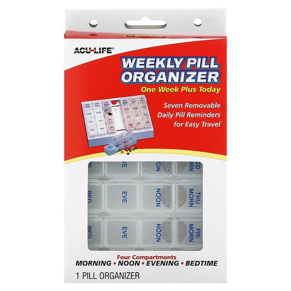 Ezy Dose, Een week plus vandaag wekelijkse pillenhouder, 1 telling