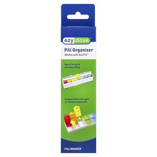 Ezy Dose, Viikoittainen 7 päivän pillerirasia Ezy Fill -pillerijärjestäjällä, 1 kpl