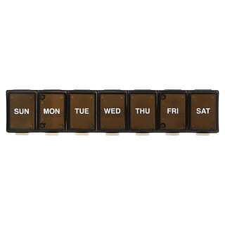 Ezy Dose, Weekly 7 Day Pill Planer, wöchentlicher 7-Tage-Pillenplaner, XL, 1 Stück