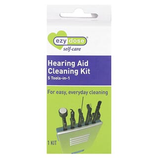 Ezy Dose, Self-Care, Kit de nettoyage pour aides auditives, 1 kit