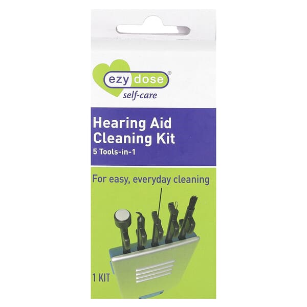 Ezy Dose, SelfCare, Hearing Aid Cleaning Kit, 1 Kit