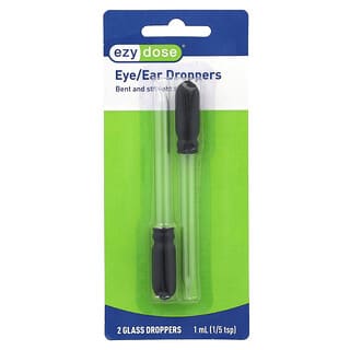 Ezy Dose, Eye/Ear Glass Droppers, 2 Count