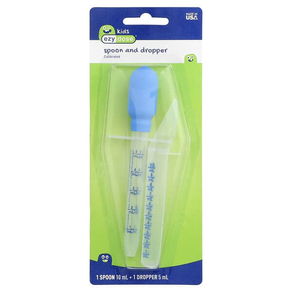 Ezy Dose, Kids, lepel en druppelaar, 2 stuks