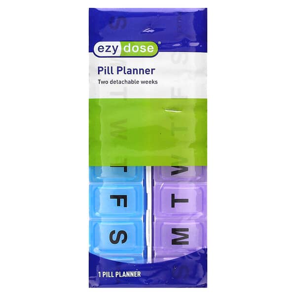 Ezy Dose, To aftagelig ugepilleplanlægger, 1 stk.