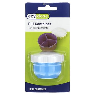 Ezy Dose, Pill Container, Three Compartments, 1 Count