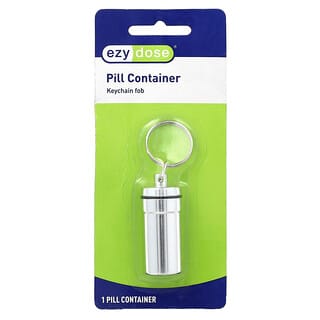 Ezy Dose, Pill Container, Keychain Fob , 1 Count