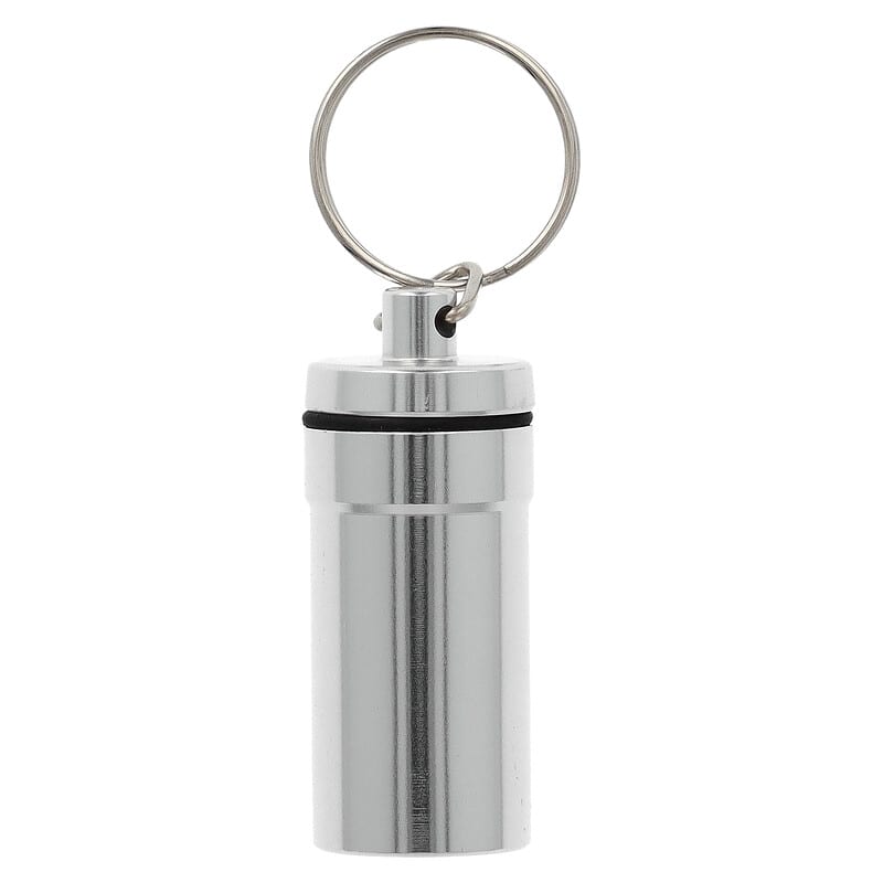 Pill Container, Keyring Fob, Count