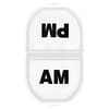 Daily AM/PM With Rounded Base Pill Reminder, tägliche Erinnerung an die Pille morgens und abends, 1 Stück