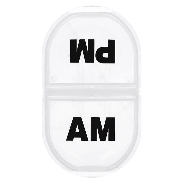 Ezy Dose, Dagelijks AM/PM met pilherinnering met afgeronde basis, 1 telling