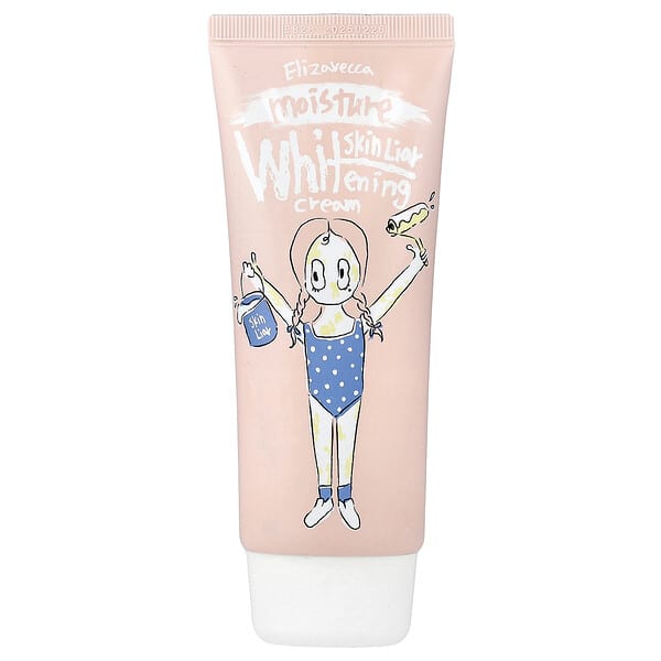 Elizavecca, 모이스춰 스킨 라이어 화이트닝 크림, 3.38fl oz (100ml)