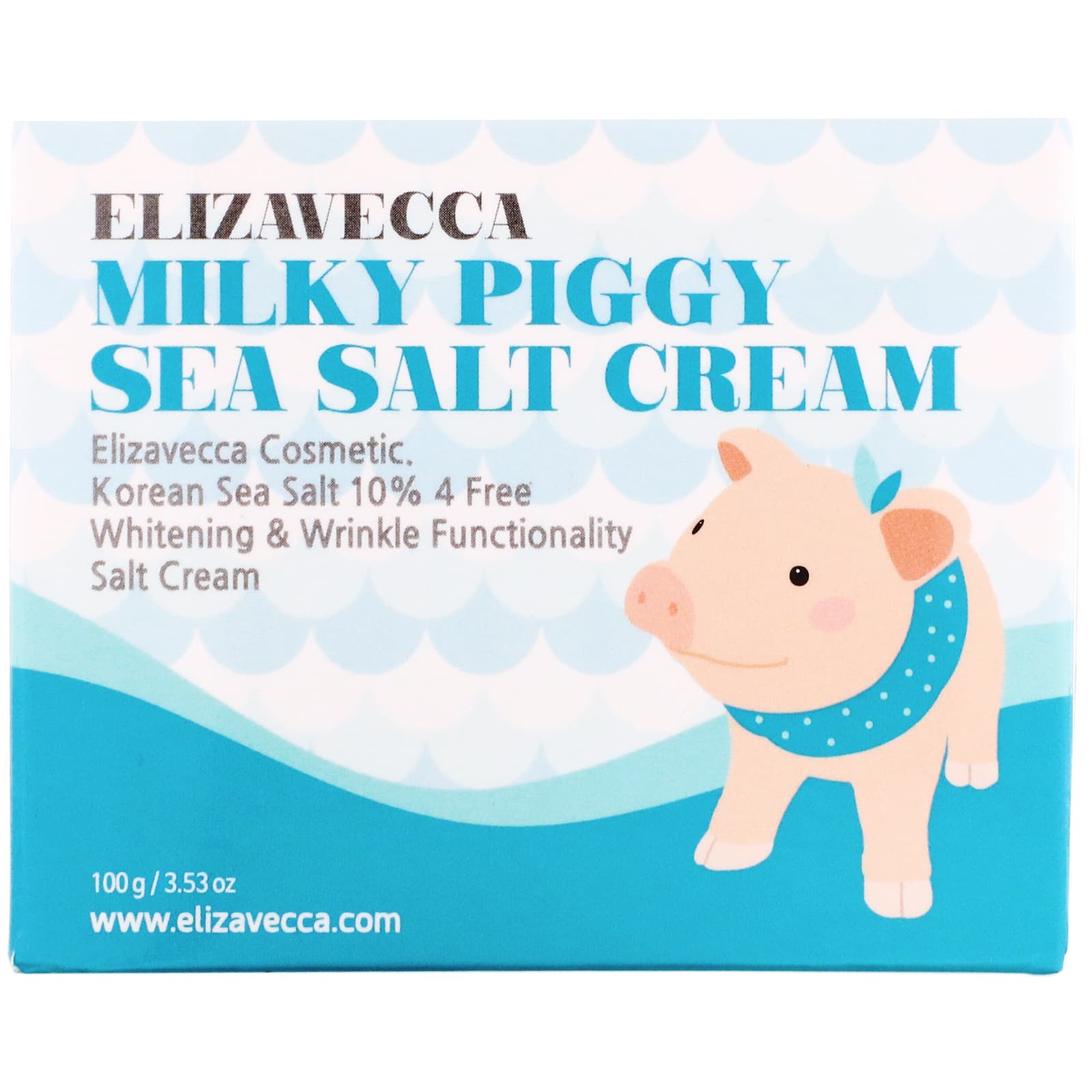 Elizavecca, Milky Piggy Sea Salt Cream, 100 g