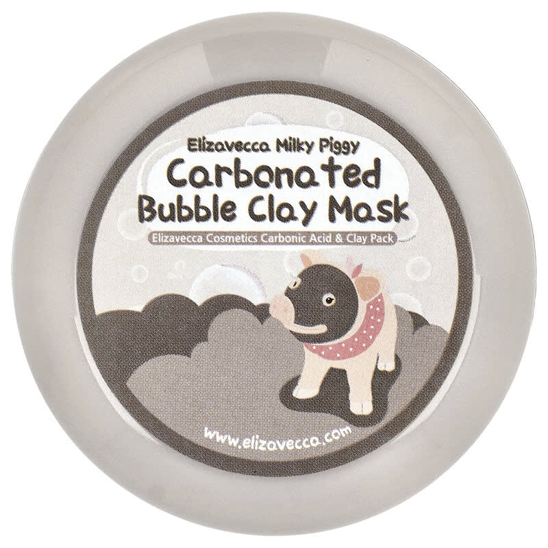 ボディ・フェイスケア pigpig Milky Piggy, Máscara de Argila Carbonatada, 100 g (3,53 oz)