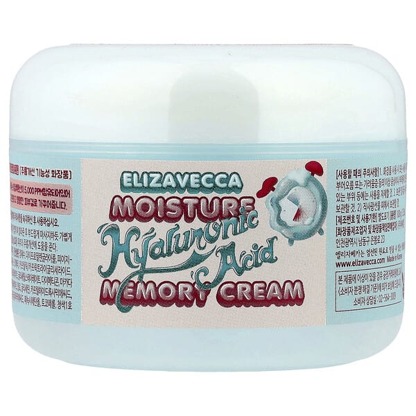 Elizavecca, 모이스쳐 하이알루론산 메모리 크림, 100 g(3.53 oz)