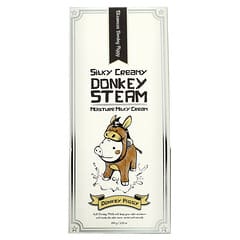 Elizavecca, Donkey Piggy, Crema lechosa humectante y sedosa Donkey Steam, 3,53 oz (100 g)