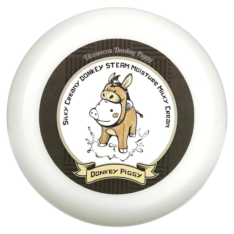 Donkey Piggy, Silky Creamy Donkey Steam, Moisture Milky Cream, 3.53 oz (100  g)