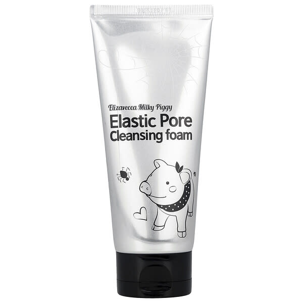 Elizavecca, Elizavecca 밀키 피기, 탄력 있는 모공 클렌징 폼, 120ml(4.06fl oz)