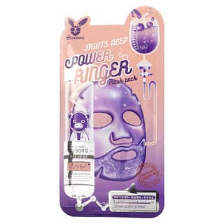 Elizavecca, Milky Piggy Cyborg, маска для лица Fruits Deep Power Ringer Beauty Mask, 1 листовая маска, 23 мл (0,78 жидк. Унции)