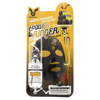 Elizavecca, Milky Piggy Cyborg, Black Charcoal Honey Deep Power Ringer Beauty Mask Pack, 1 Tuchmaske, 23 ml (0,78 fl. oz.)